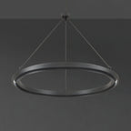 36 Inch Forged Iron Ring LED Chandelier - Peralta