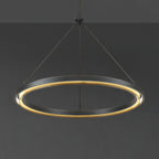 36 Inch Forged Iron Ring LED Chandelier - Peralta