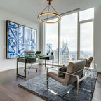 36 Inch Forged Iron Ring LED Chandelier - Peralta