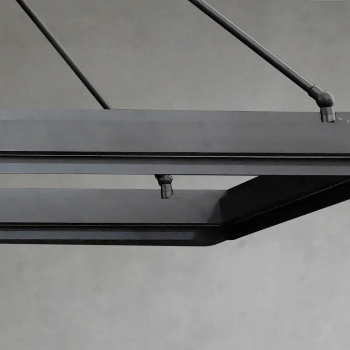 48 Inch Forged Iron Rectangular LED Chandelier - Peralta