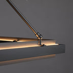 48 Inch Forged Iron Rectangular LED Chandelier - Peralta