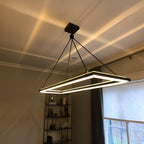 62 Inch Forged Iron Rectangular LED Chandelier - Peralta