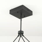 62 Inch Forged Iron Rectangular LED Chandelier - Peralta