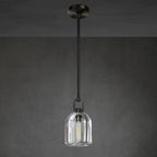 5 Inch Bell Crystal Pendant Light - Botanist