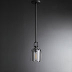 5 Inch Bell Crystal Pendant Light - Botanist