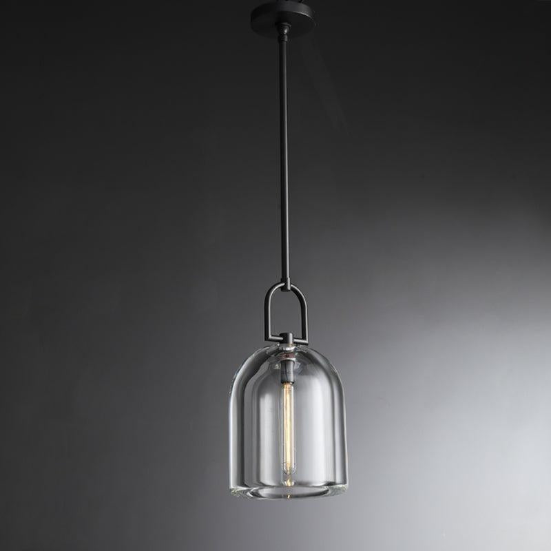 8 Inch Bell Crystal Pendant Light - Botanist