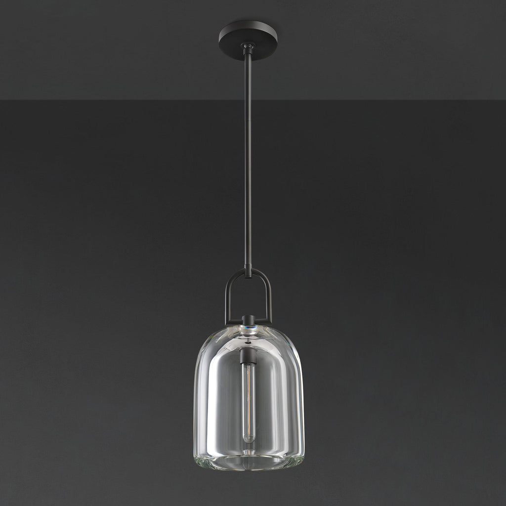 8 Inch Bell Crystal Pendant Light - Botanist
