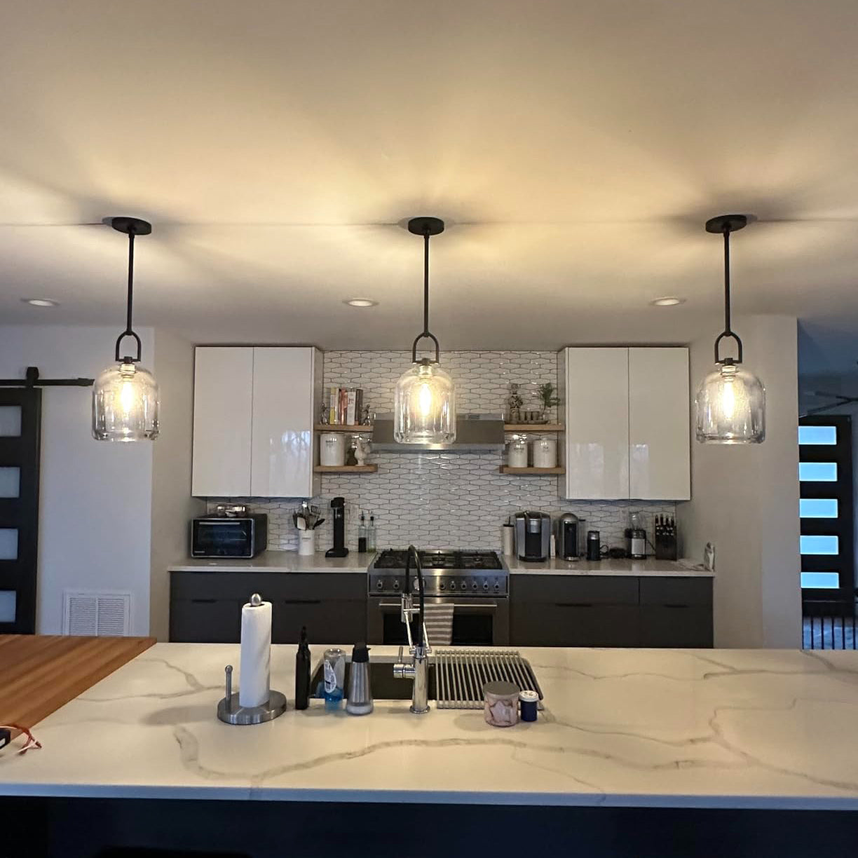 8 Inch Bell Crystal Pendant Light - Botanist