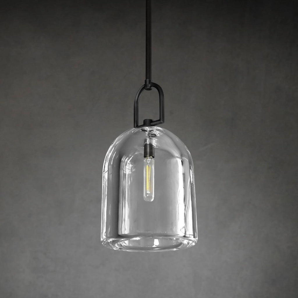10 Inch Bell Crystal Pendant Light - Botanist