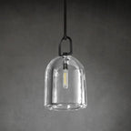 10 Inch Bell Crystal Pendant Light - Botanist
