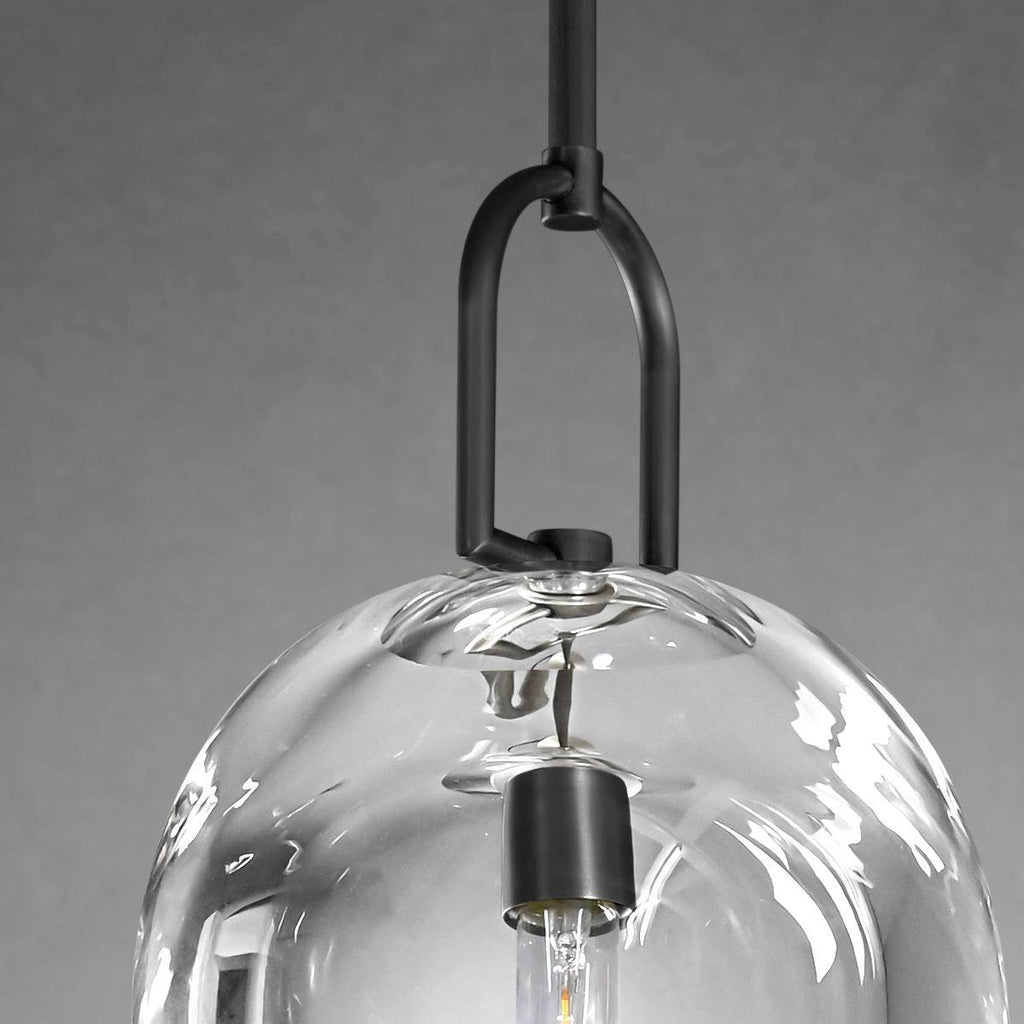 10 Inch Bell Crystal Pendant Light - Botanist