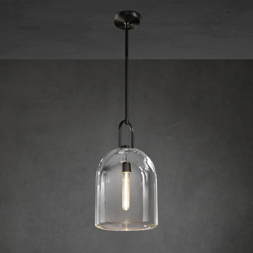 10 Inch Bell Crystal Pendant Light - Botanist