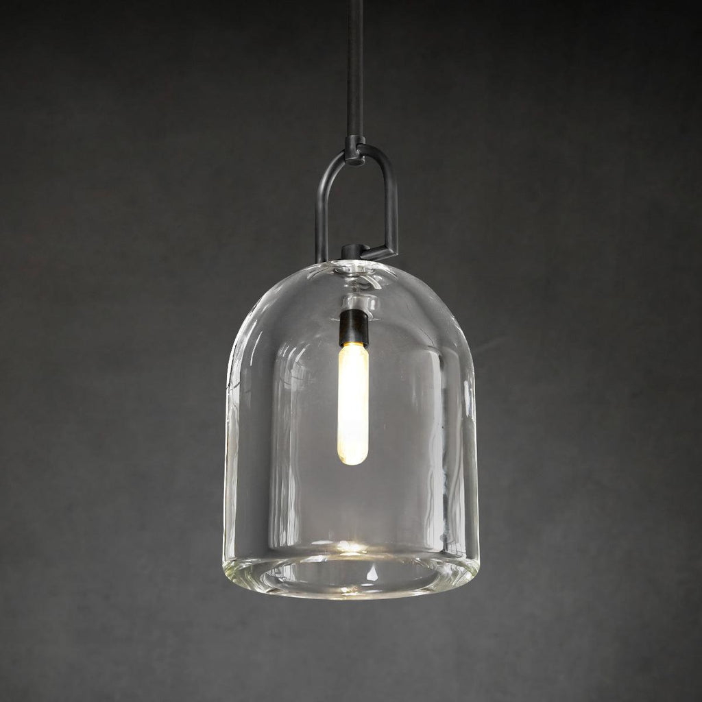 10 Inch Bell Crystal Pendant Light - Botanist
