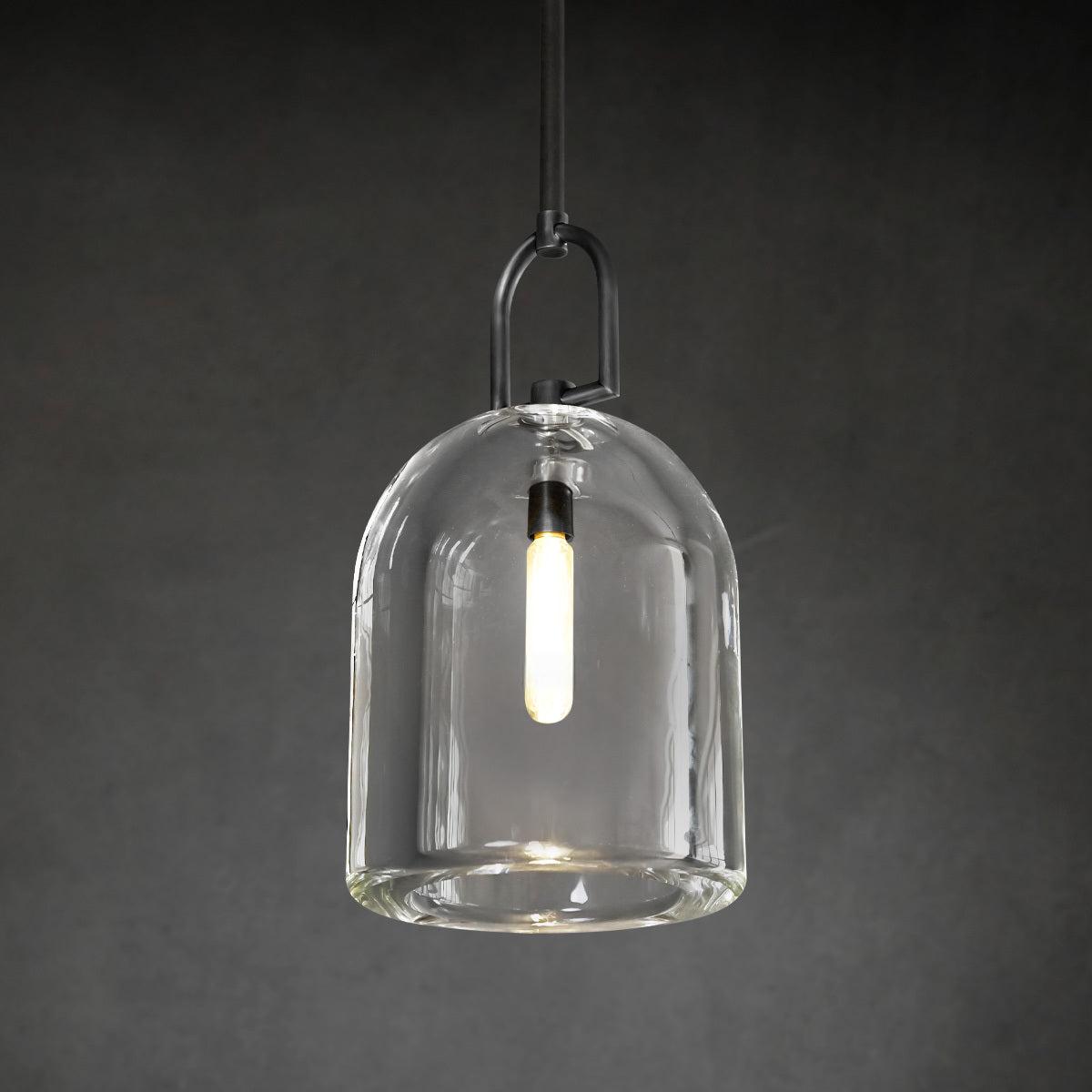 10 Inch Bell Crystal Pendant Light - Botanist