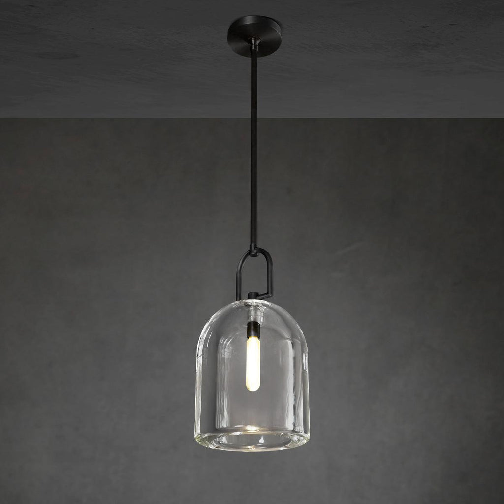 10 Inch Bell Crystal Pendant Light - Botanist