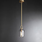 5 Inch Bell Crystal Pendant Light - Botanist