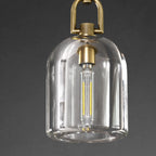 5 Inch Bell Crystal Pendant Light - Botanist