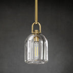 5 Inch Bell Crystal Pendant Light - Botanist