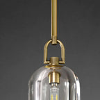 5 Inch Bell Crystal Pendant Light - Botanist