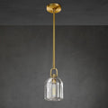 5 Inch Bell Crystal Pendant Light - Botanist