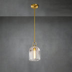 5 Inch Bell Crystal Pendant Light - Botanist