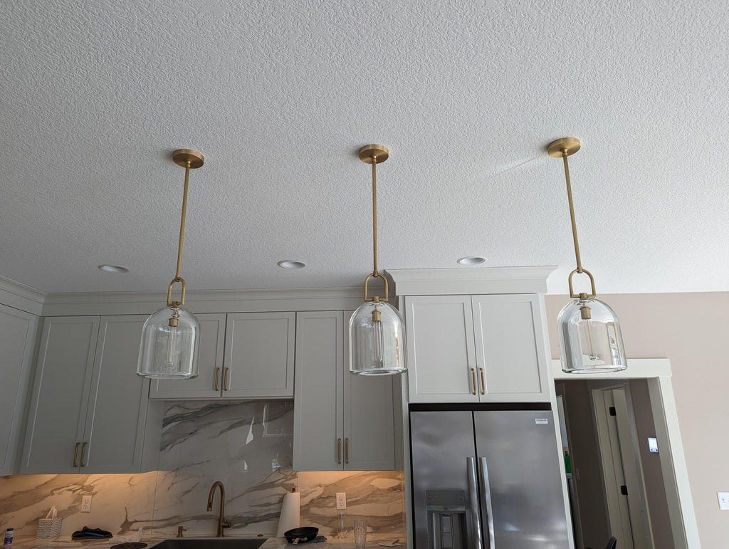 8 Inch Bell Crystal Pendant Light - Botanist