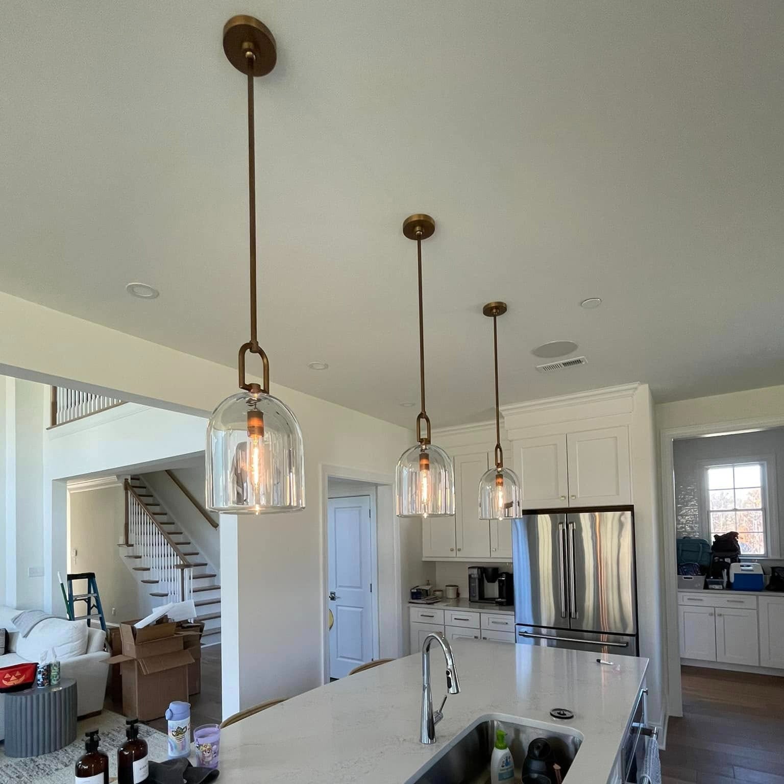 8 Inch Bell Crystal Pendant Light - Botanist