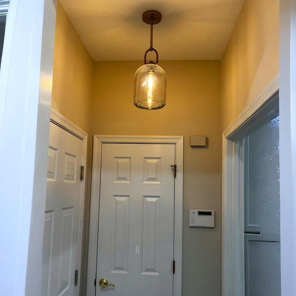 8 Inch Bell Crystal Pendant Light - Botanist