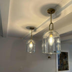10 Inch Bell Crystal Pendant Light - Botanist