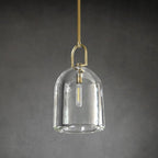 10 Inch Bell Crystal Pendant Light - Botanist