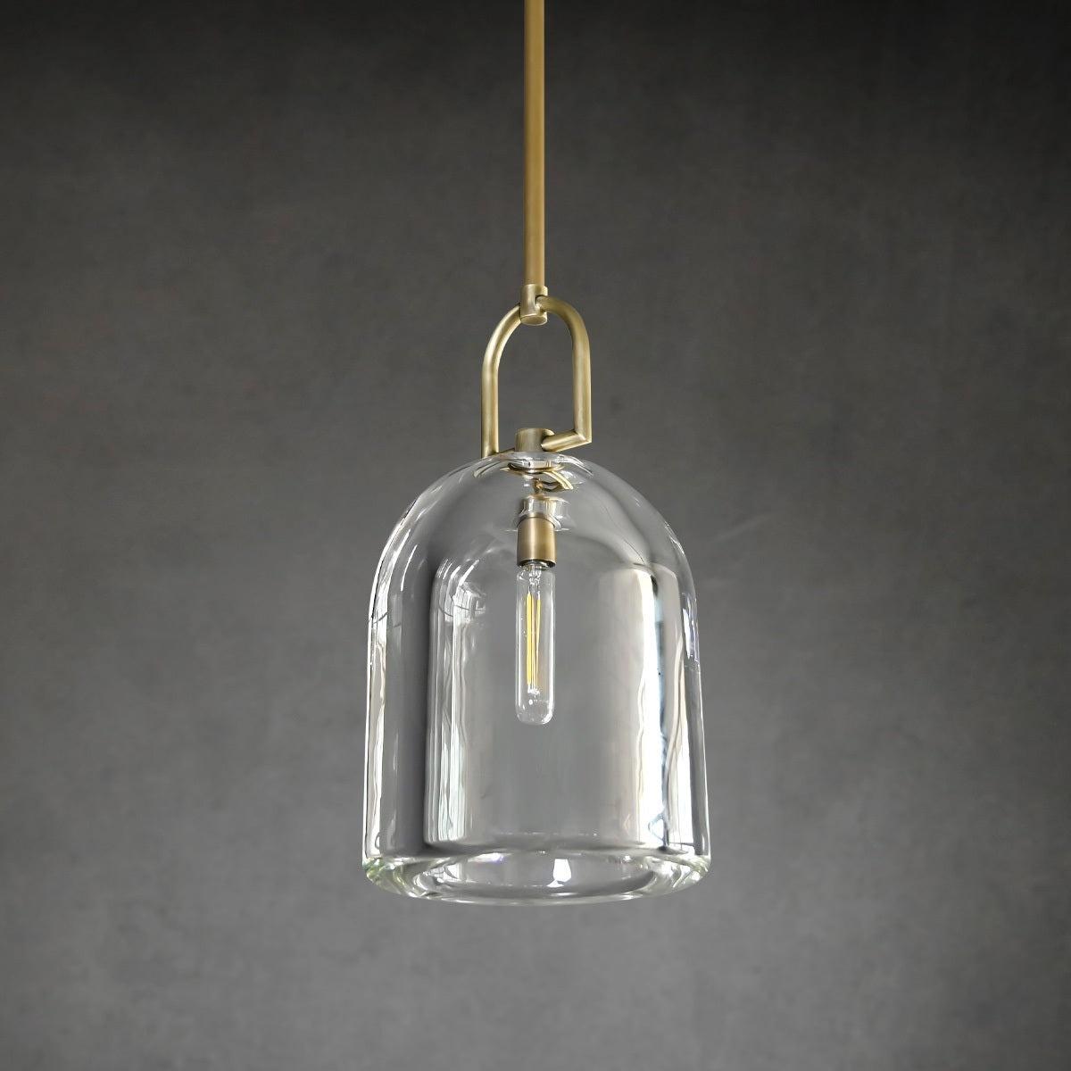 10 Inch Bell Crystal Pendant Light - Botanist