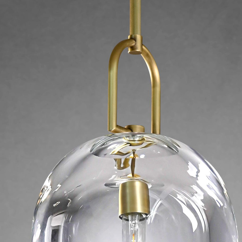 10 Inch Bell Crystal Pendant Light - Botanist