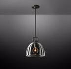 7 Inch Dome Crystal Globe Bulb Pendant Light - Botanist