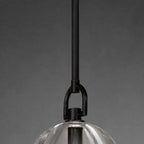 7 Inch Dome Crystal Tubular Bulb Pendant Light - Botanist
