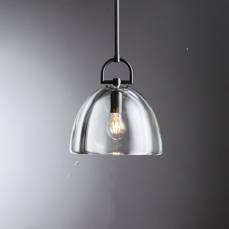 11 Inch Dome Crystal Globe Bulb Pendant Light - Botanist