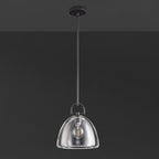 11 Inch Dome Crystal Globe Bulb Pendant Light - Botanist