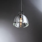 11 Inch Dome Crystal Globe Bulb Pendant Light - Botanist