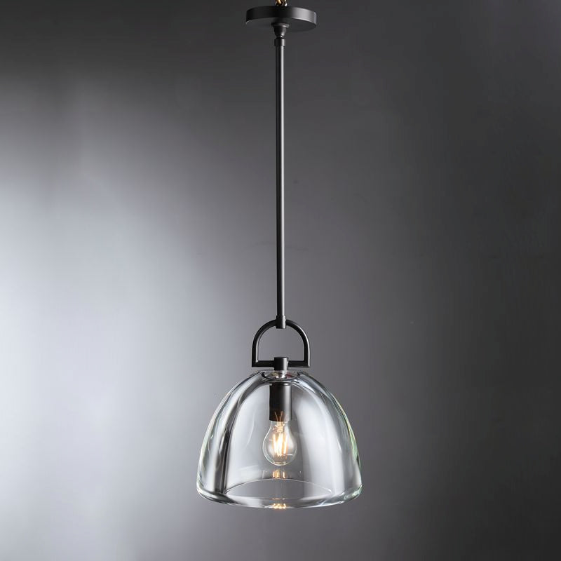 11 Inch Dome Crystal Globe Bulb Pendant Light - Botanist