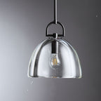 11 Inch Dome Crystal Globe Bulb Pendant Light - Botanist