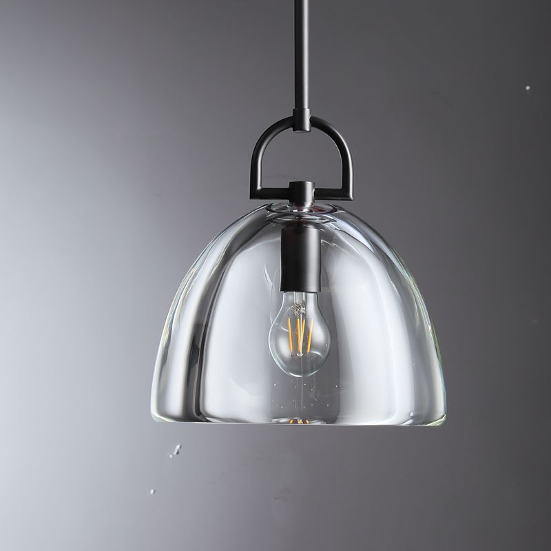 11 Inch Dome Crystal Globe Bulb Pendant Light - Botanist