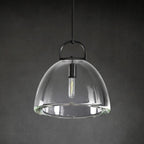14 Inch Dome Crystal Tubular Bulb Pendant Light - Botanist