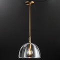 7 Inch Dome Crystal Globe Bulb Pendant Light - Botanist