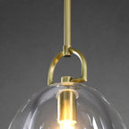 7 Inch Dome Crystal Tubular Bulb Pendant Light - Botanist