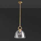 11 Inch Dome Crystal Globe Bulb Pendant Light - Botanist