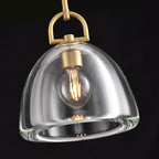 11 Inch Dome Crystal Globe Bulb Pendant Light - Botanist