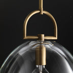 14 Inch Dome Crystal Globe Bulb Pendant Light - Botanist