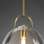 14 Inch Dome Crystal Tubular Bulb Pendant Light - Botanist