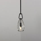 6 Inch Flute Crystal Globe Bulb Pendant Light - Botanist