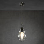 6 Inch Flute Crystal Pendant Light - Botanist