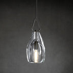 8 Inch Flute Crystal Pendant Light - Botanist